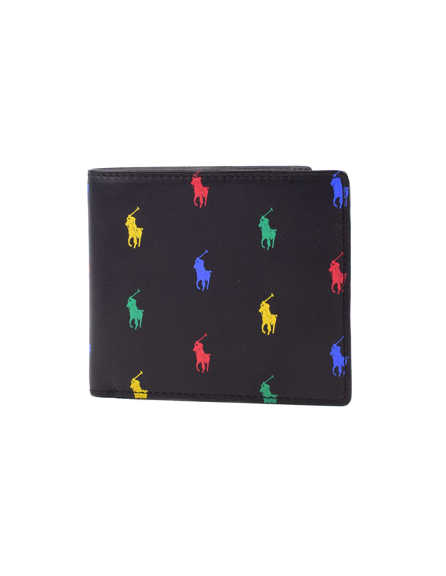 POLO RALPH LAUREN MULTI PP BF-WALLET-SMOOTH LEATHER 